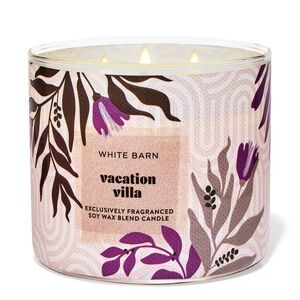 New Bath & Body Works 3-Wick Candle in Vacation Villa